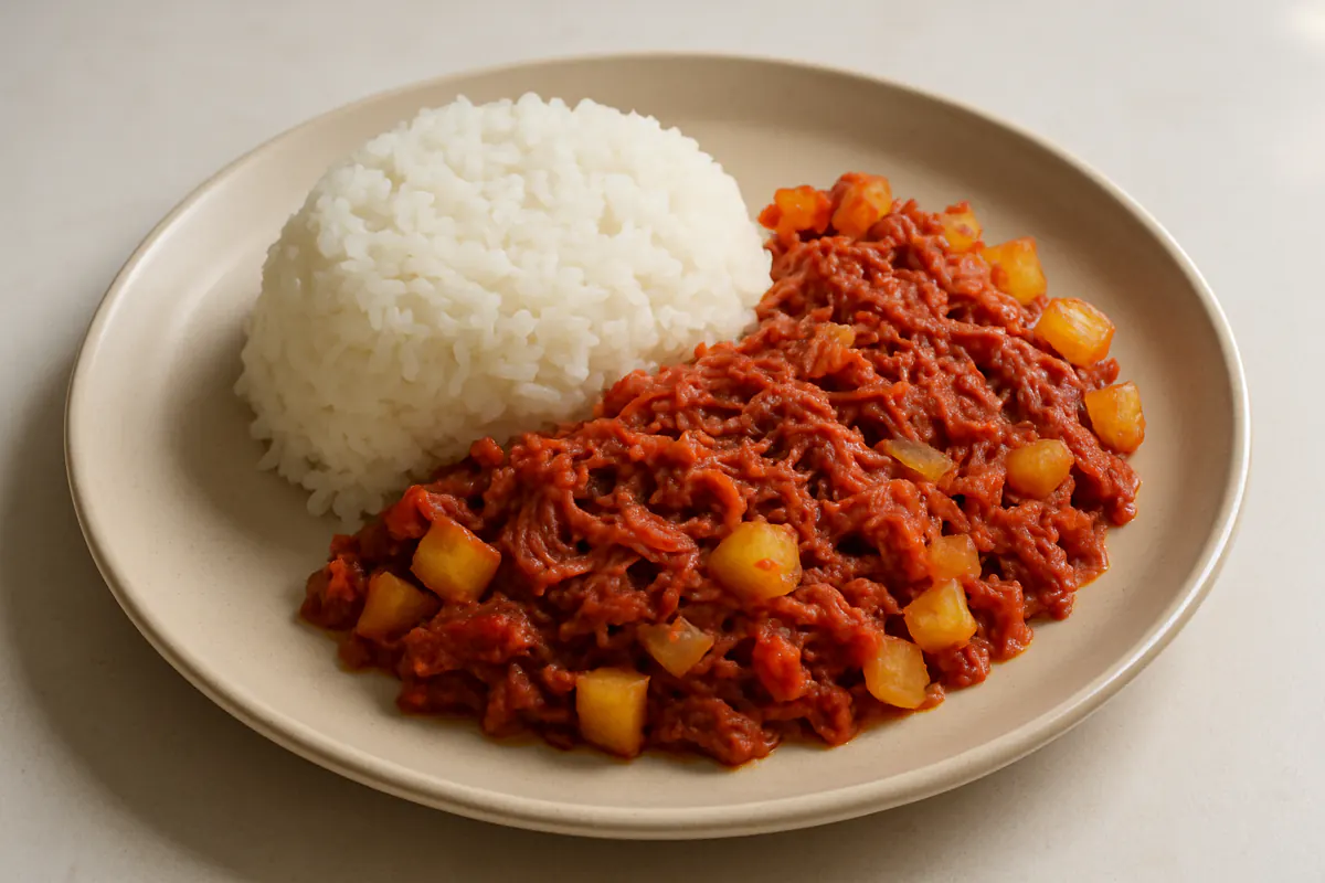 Illustration of Ginisang corned beef