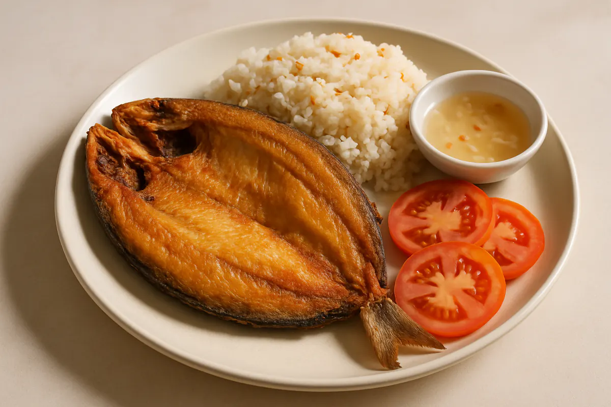 Illustration of Daing na bangus