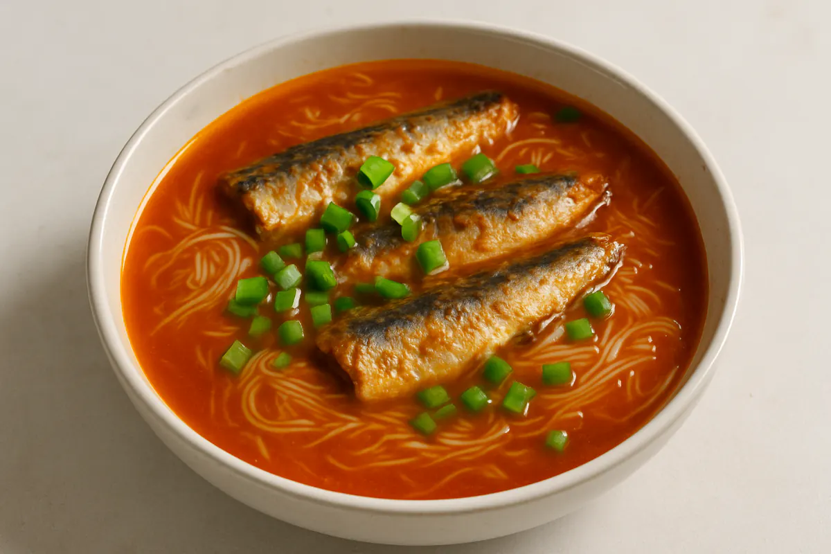 Illustration of Sardinas na may misua
