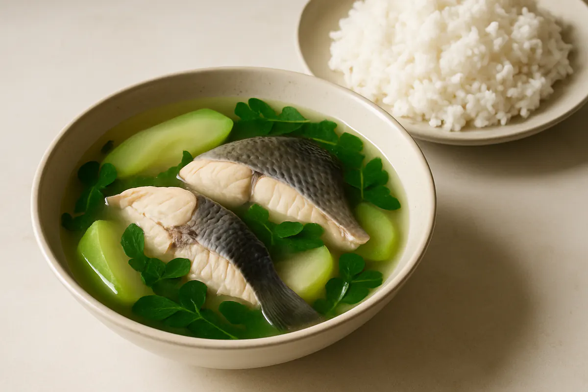 Illustration of Tinolang isda