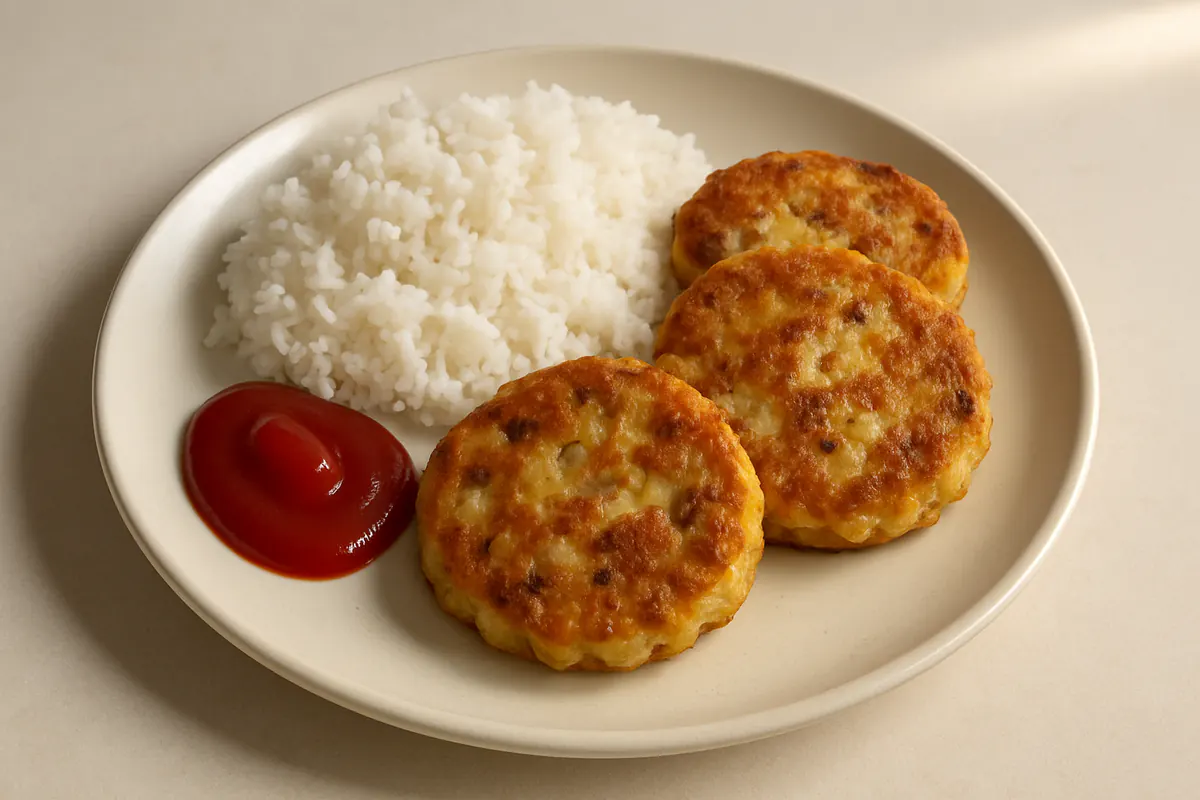 Illustration of Tortang giniling
